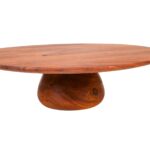 Wooden cake stand 35cm x 35 cm x 10 cm