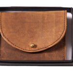 Brown Rustic Nomad Card Keeper 10.5Cmx0.5Cmx8.5Cm