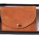 Tan Rustic Nomad Card Keeper 10.5Cmx0.5Cmx8.5Cm