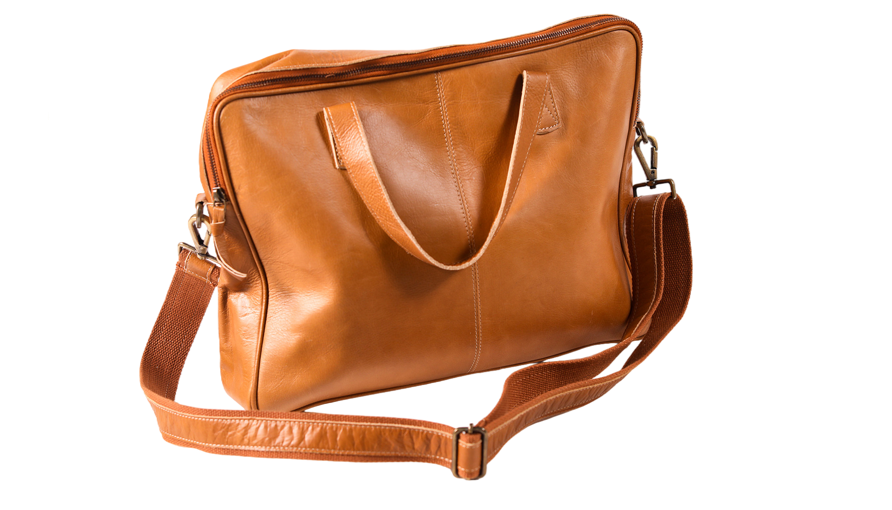 136-13 Tan Urban Nomad Laptop Satchel 15.5Cmx11.75Cmx3Cm - Image 1