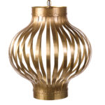Golden Aura Steel Symphony Pendant Light 49cmX49cmX33cm