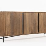 Rego Brown Sideboard size 165cm x 40cm x 76cm