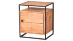 Urban Luxe  Acacia Bedside 60Cmx50Cmx40Cm
