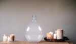 Large Blue T/P Glass Vase 18.5Cmx13Cm - Image 2