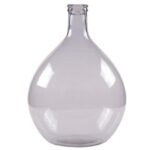 Large Blue T/P Glass Vase 18.5Cmx13Cm
