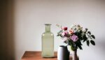 Large Green Glass Vase 19.5Cmx7.5Cm - Image 2