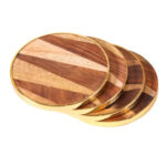 Whitewash Square Coaster Set