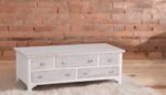 Coffee Table With 5 Drawers And Open Shelf 150X70X50Cm - Image 2