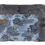 I Pad Pouch D Brown White Floral 23X30
