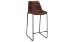 Rustic Luxe Leather Perch 46Cmx50Cmx106Cm
