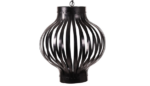 Black Aura Steel Symphony Pendant Light 60cmX60cmX38cm