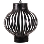 Black Aura Steel Symphony Pendant Light 60cmX60cmX38cm