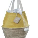Jute/Cotton Bag Yellow