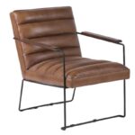Occasional Leather Chair 63Cmx88Cmx82Cm