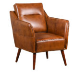 Occasional Buffalo Leather Sofa 69cm x 87cm x 95cm