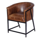 Sculptura Luxe Leather Chair 61cmx60cmx76cm