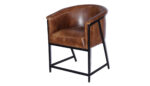 Sculptura Luxe Leather Chair 61cmx60cmx76cm