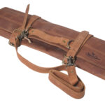 Large Dark Leather Knife/Tool/ Brush Bag