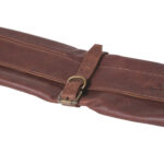 Small Dark Leather Knife/Tool/ Brush Bag