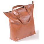 Leather Bag Tan 36Cmx42Cm