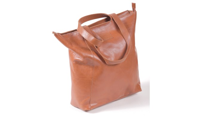 MBE0181_0x400-11 Leather Bag Tan 36Cmx42Cm - Image 1