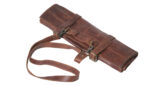 Small Dark Leather Knife/Tool/ Brush Bag