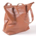 Leather Bag Tan 36Cmx40Cm