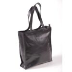 Leather Bag Black 37Cmx33Cm