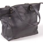 Leather Bag Black 35Cmx42Cm