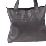 Leather  Bag Black 40Cmx38Cm