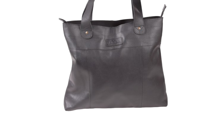 MBE0292-9 Leather Bag Black 40Cmx38Cm - Image 1