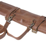 Large Dark Leather Knife/Tool/ Brush Bag