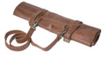Large Dark Leather Knife/Tool/ Brush Bag