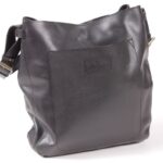 Leather Hobo Bag Black 37Cmx32Cm
