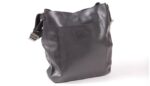 Leather Hobo Bag Black 37Cmx32Cm