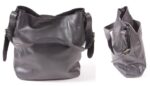 Leather Hobo Bag Black 37Cmx32Cm - Image 2