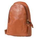 Brown Cross Body Leather Bag 23cm x 18cm x 7cm