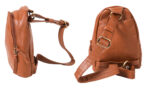 Brown Cross Body Leather Bag 23cm x 18cm x 7cm - Image 2