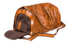 Leather Suiter Duffel Bag 52cm x 52cm x 53cm - Image 2