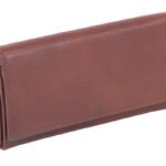 Exquisite Dark Brown Leather Ladies Wallet 20Cm X 11Cm