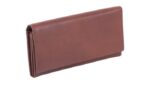 Exquisite Dark Brown Leather Ladies Wallet 20Cm X 11Cm