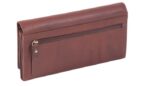 Exquisite Dark Brown Leather Ladies Wallet 20Cm X 11Cm - Image 2