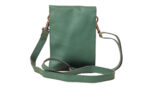 Leather mobile case 20cm x 14cm x 1cm Green - Image 2