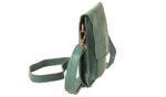 Leather mobile case 20cm x 14cm x 1cm Green - Image 3
