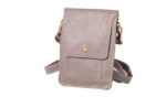 Leather mobile case 20cm x 14cm x 1cm Dark Grey