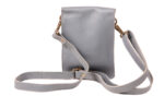 Leather mobile case 20cm x 14cm x 1cm Dove grey - Image 3