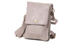 Leather mobile case 20cm x 14cm x 1cm Light grey