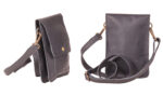 Leather mobile case 20cm x 14cm x 1cm Black - Image 2