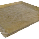Platter Square L Bright Gold 45Cmx45Cm