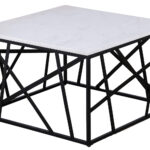 Marble Mosaic Mirage Coffee Table Size 70cm x 70cm x 43cm